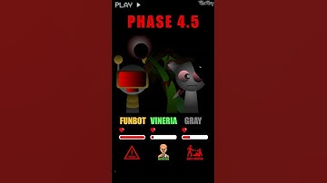 HP Bar Funbot Vineria Gray in 0.5 - 9.5 Phases #sprunki  #incredibox