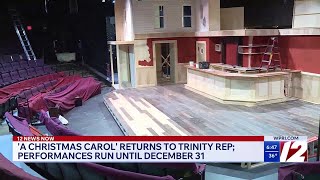 Trinity Reps 49Th Production Of A Christmas Carol Underway