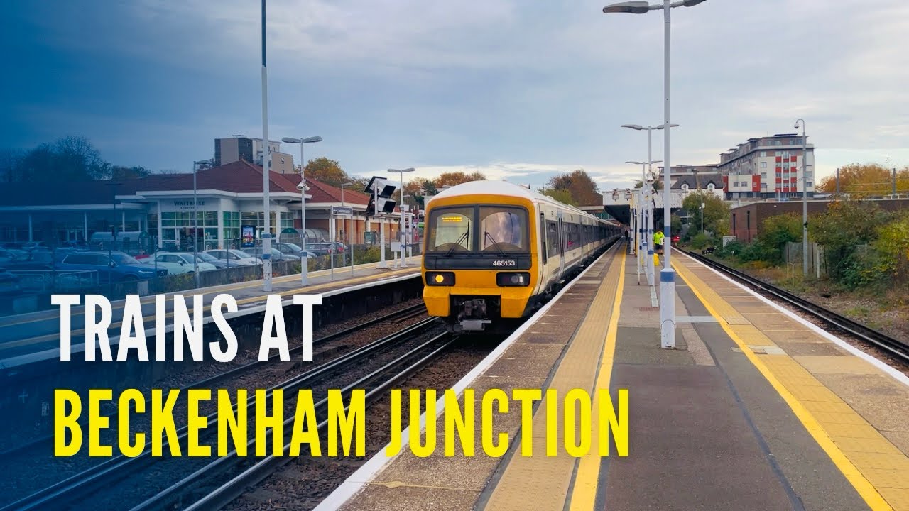 Trains and Trams at Beckenham Junction
