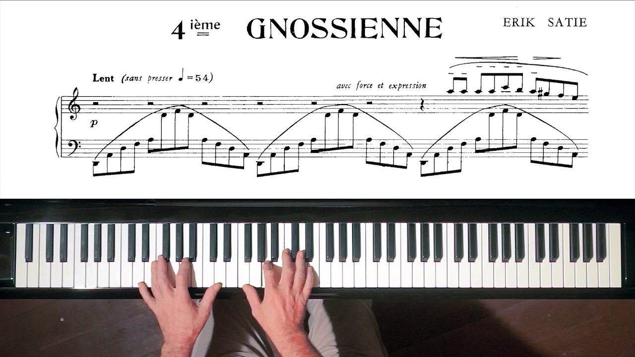Gymnopédies et gnossiennes - SATIE - Partition - Piano