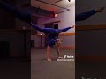 A slightly blurry performance clip from a show with 💙😍