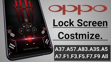 OPPO Lock Screen Costmize Without Root & No Any App