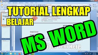 Belajar Ms Word untuk Pemula cepat Bisa screenshot 2
