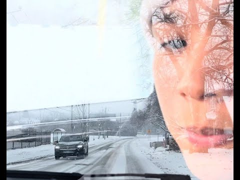roadtrip under the snow in canada