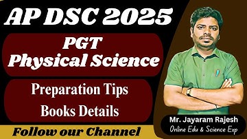 APDSC PGT 2025 | Get Ready for AP DSC PGT Physical Science Success! | Open Science Class