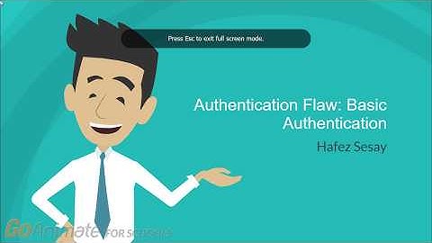 Basic Authentication Animation