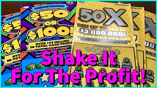 Rough Day? Here's A Profit Session! Limited Edition $50 or $100/50X NY Lotto Scratchers