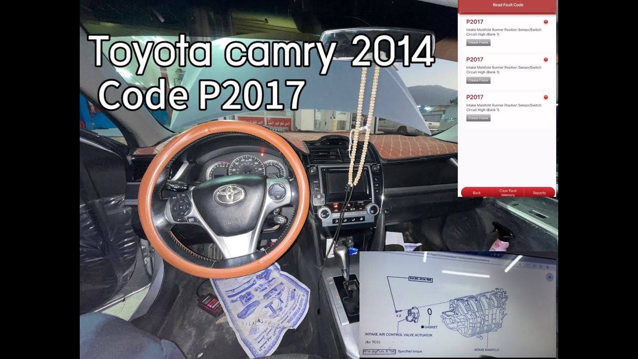 TOYOTA CAMRY (P2017 INTAKE MANIFOLD RUNNER) - YouTube