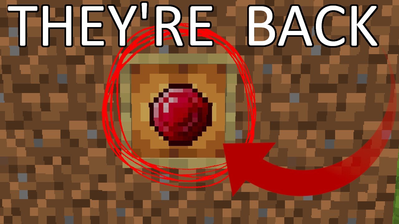 RUBYS ARE ADDED BACK INTO MINECRAFT (NEWEST SNAPSHOT) - YouTube