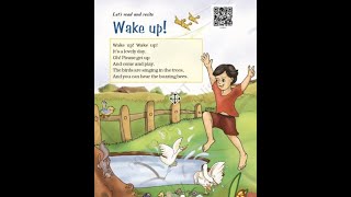 4th class English Poem, Unit 1, Poem Wake up! wake up! in rythem