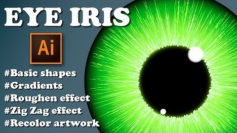 Eye iris illustrator cs6 tutorial👀 𝐍𝐄𝐖 𝐖𝐀𝐘 (2020)