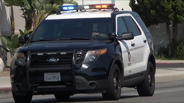 LAPD Traffic Unit Responding