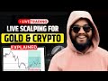 Live Gold Crypto And Bitcoin Scalping Trading Today @TSR #goldtrading #cryptotrading #bitcointrading
