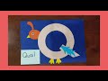 Learn abc for kids  alphabet  letters for toddlers  q letter craft for preschoolkindergarten