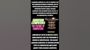 Quantum Computers Part 1 #quantum #computers #nanoworldofficial