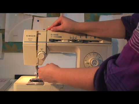 Demonstrating a Vintage Brother Sewing Machine 