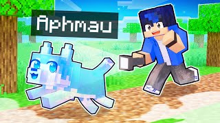 Playing as a Helpful GHOST Dog In Minecraft