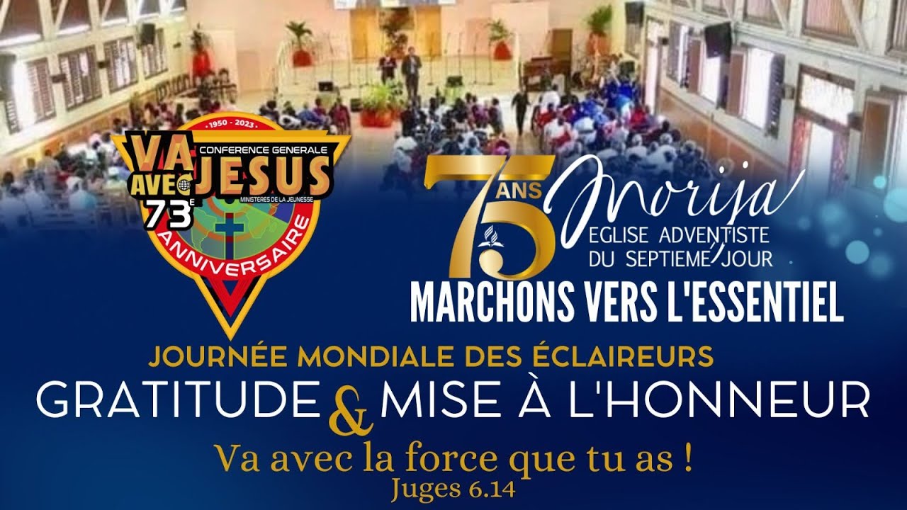 Culte en direct Église Adventiste du 7e jour MORIJA - 16/09/2023 - YouTube