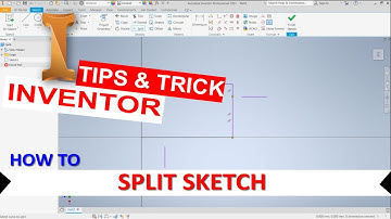 Inventor How To Split Sketch