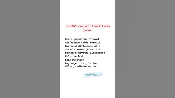 mth603 current final ppr #vu #studyloop #finalterm #2023 #virtualuniversity