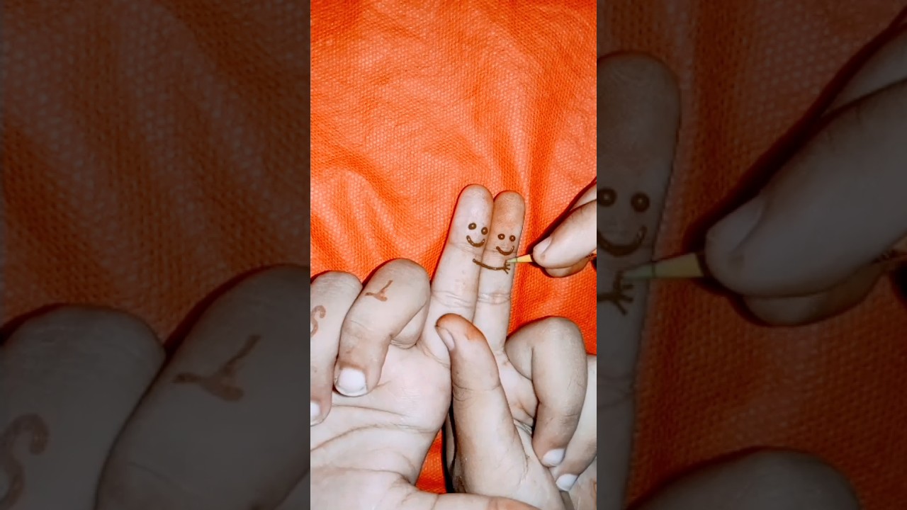 Mehndi easy friends tattoo designs!😜 Mehndi friendship tattoo🤟❤️✌️