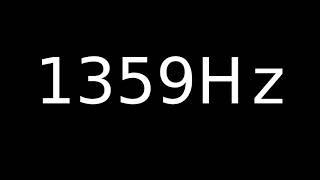 Speaker Sound Test 1359Hz