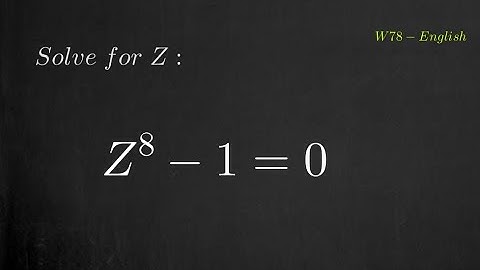 Complex roots on the unit circle.