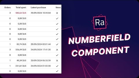 The NumberField Component in React-Admin