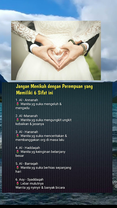 Jangan nikahi !?  jika kalian menjumpai wanita dengan 6 sifat ini #shorts #kajianislam #feedshorts