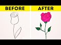 Easy Drawing And Painting Hacks And Creative Art Ideas