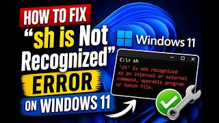 How to Fix “sh is Not Recognized” Error on Windows 11 (2026)