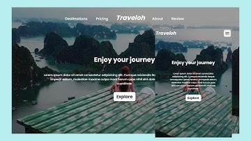CSS Background Video: How to create a responsive Travel Website
