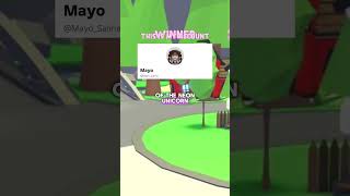 Winner of the Neon Unicorn in adopt me Roblox #adoptme #giveawayyy #roblox
