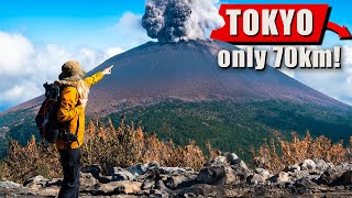 Hiking The Most ACTIVE VOLCANO Nearest to Tokyo, Japan - and it’s NOT Mount Fuji