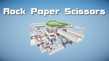 Rock Paper Scissors - Minecraft