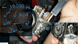 Yamaha Royale YB100 Carburetor Adjustment | Carburetor Tuning in Detail