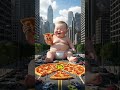 الطفل العملاق يحطم المدينة ويأكل البيتزا Viral Ai Shorts الطفل العملاق يحطم المدينة ويأكل البيتزا Viral Ai Shorts