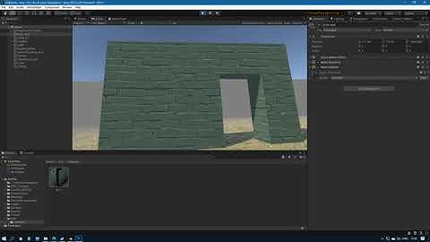 OldWorld pre-alpha footage: Blender texture baking test in Unity