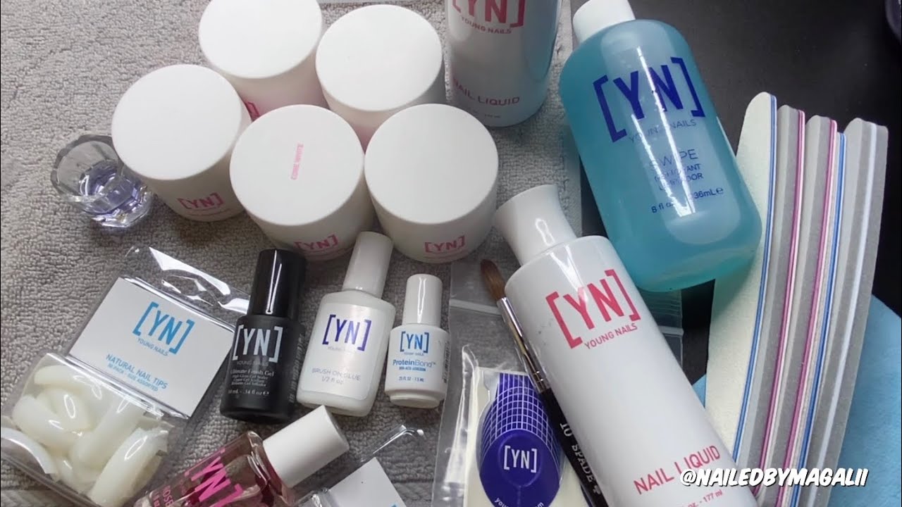 REVIEWING THE YOUNG NAILS CORE KIT!!! Pt 1