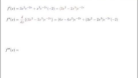 12 06 C Finding Higher Order Derivatives II