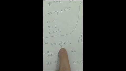 TI 83 program Distance from point to line