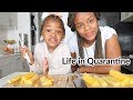 A Day in our life in Quarantine | Vegan Cooking, Homeschooling...