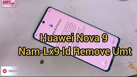Huawei Nova 9 Nam-Lx9 Id Remove Umt/ Nova 9 id unlocked 100% work