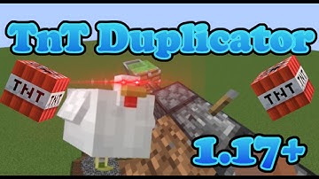 How to make Simple TNT Duplicator Minecraft (1.17+)