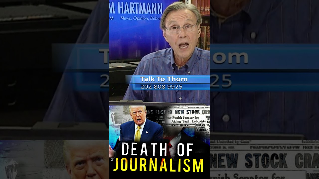 Its Happening Here! the Death of Journalism means the Death of American Democracy