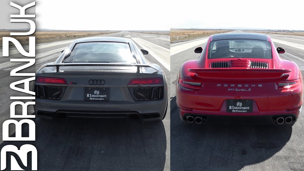 Half Mile Dig Racing Audi R8 Vs Porsche 991 Dragtimes