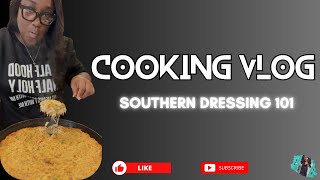 COOKING VLOG EPISODE 1: CORNBREAD DRESSING 101 | ALL THE UPFRONT DETAILS YOU NEED THIS 2024 HOLIDAY!