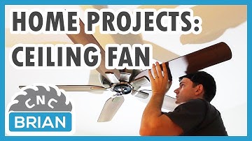 Home Projects: Ceiling Fan install with no existing wiring