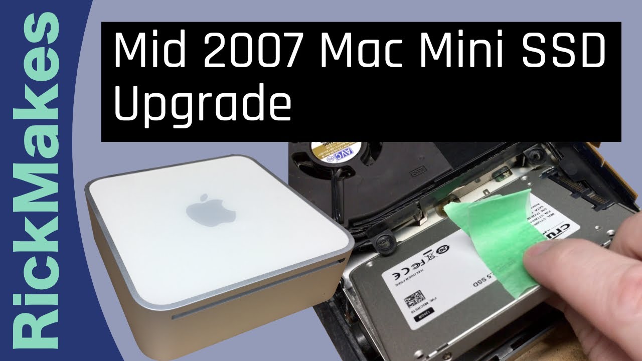 Udflugt bestå uld Mid 2007 Mac Mini SSD Upgrade - YouTube