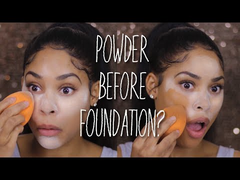 I wanted to try out the hack applying setting powder before foundation. let's see if this works! check my next video! https://youtu.be/opl_kpp3x_s p...